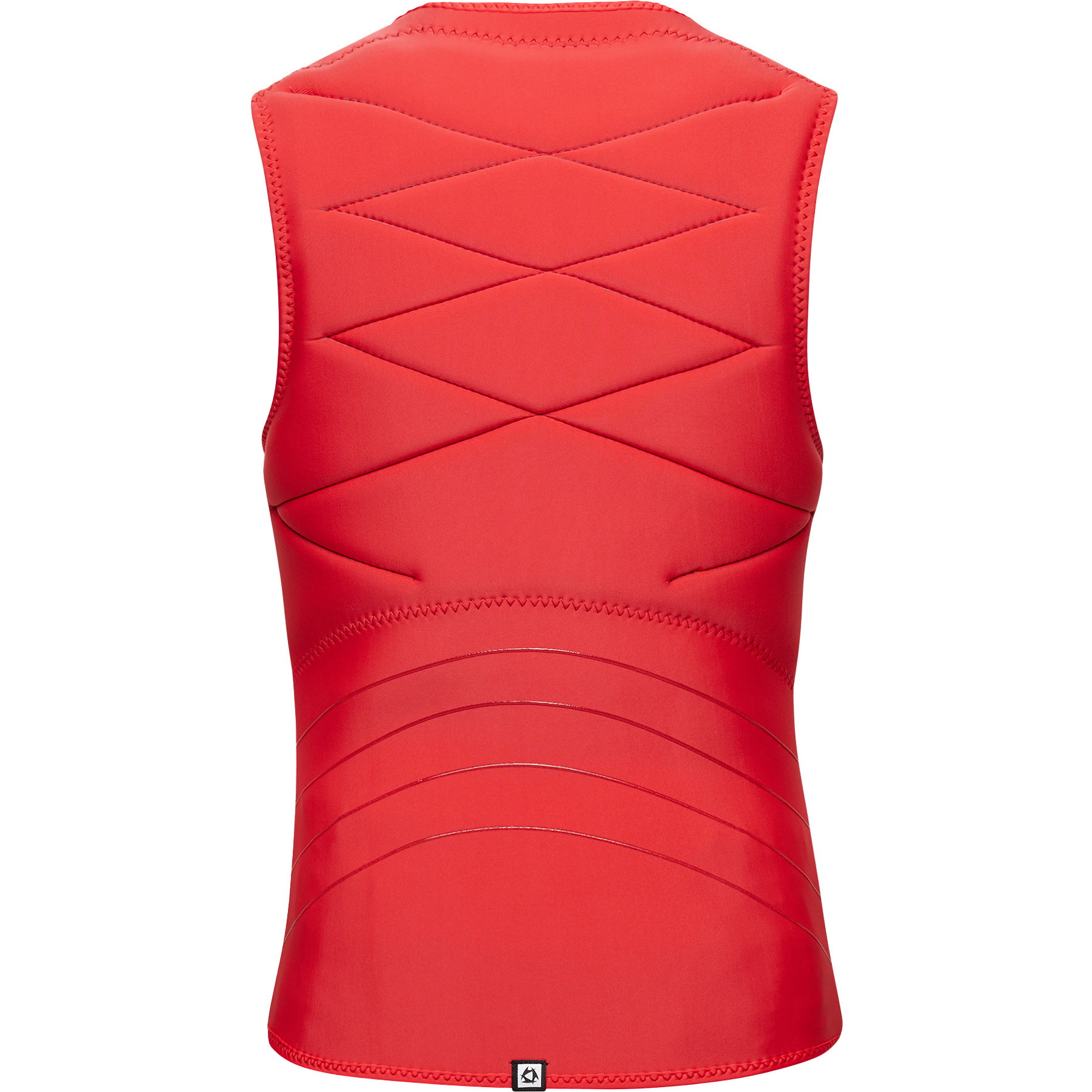 2025 Mystic Womens Ruby Front Zip Impact Vest 35005.230230 - Sunset Red